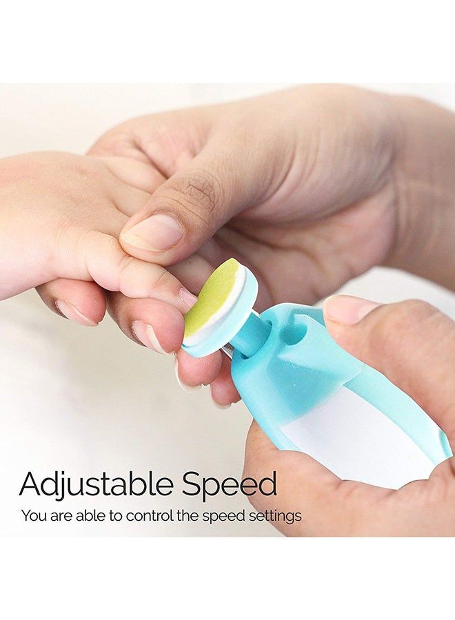 Premium 6-in-1 Electric Baby Nail Trimmer Set – Safe Infant Nail Filer, Clipper Alternative Kit with Storage Case - Random Color