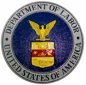 Department of Labor United States of America Seal Logo