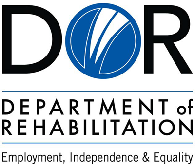 Department of Rehabilitation Logo (Employment, Independence & Equality)